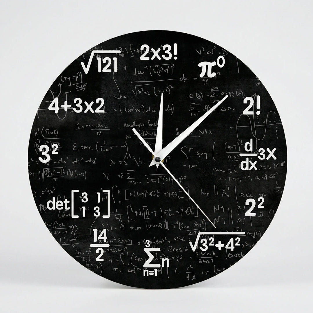 Round Novelty Wall Clock - NumeriClock