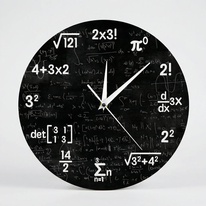 Round Novelty Wall Clock - NumeriClock