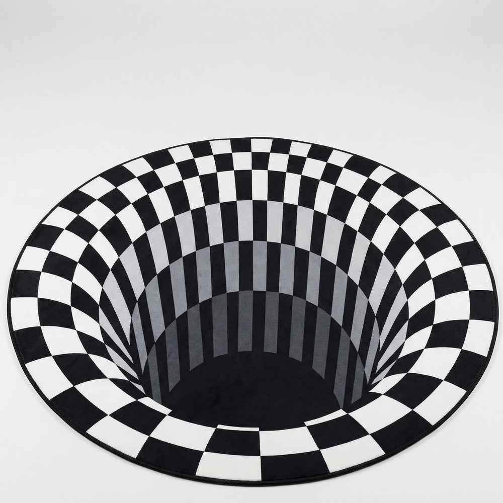 Round Optical Illusion Rug - Vortique