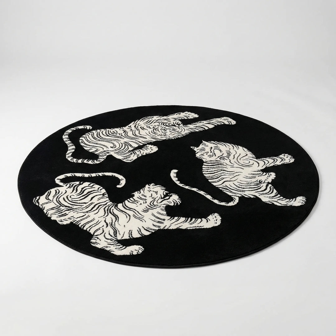 Round Plush Area Rug - Luxeround