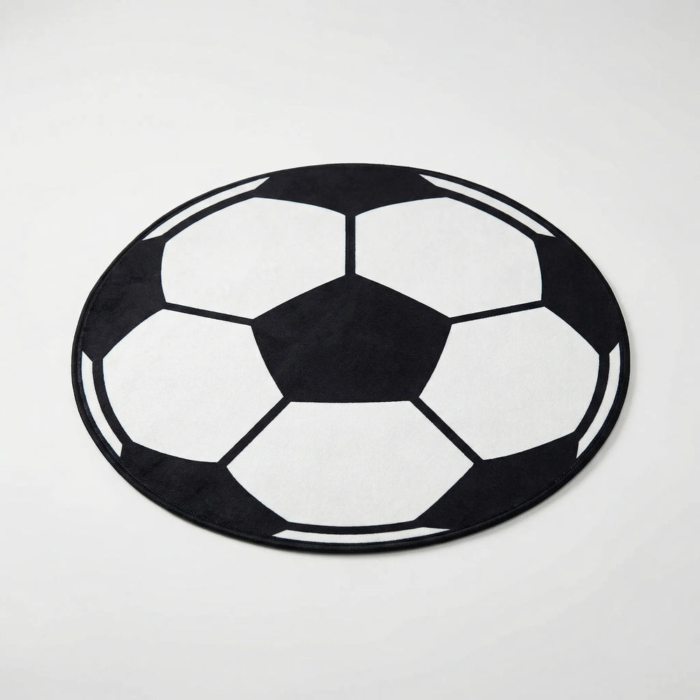 Round Sports Themed Floor Rug - Kickora