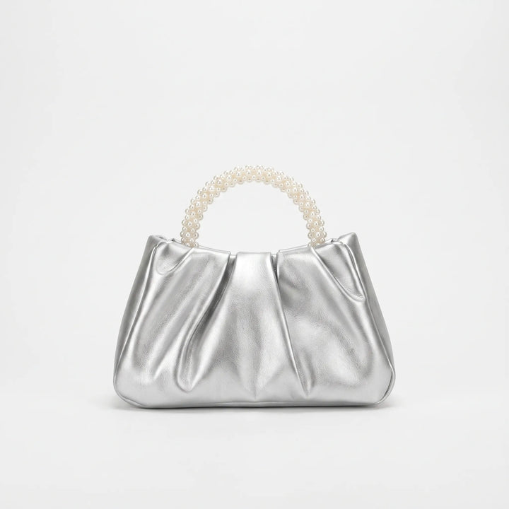 Ruched Evening Clutch Bag - Luminelle