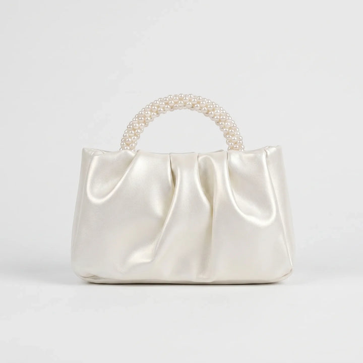 Ruched Evening Clutch Bag - Luminelle