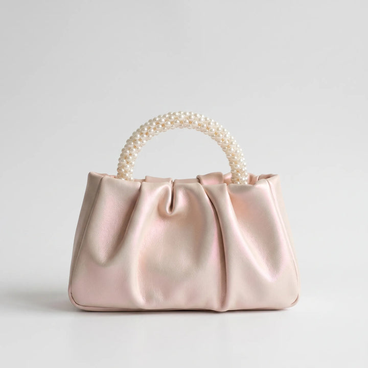 Ruched Evening Clutch Bag - Luminelle
