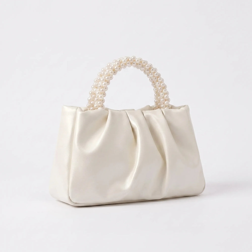 Ruched Evening Clutch Bag - Luminelle