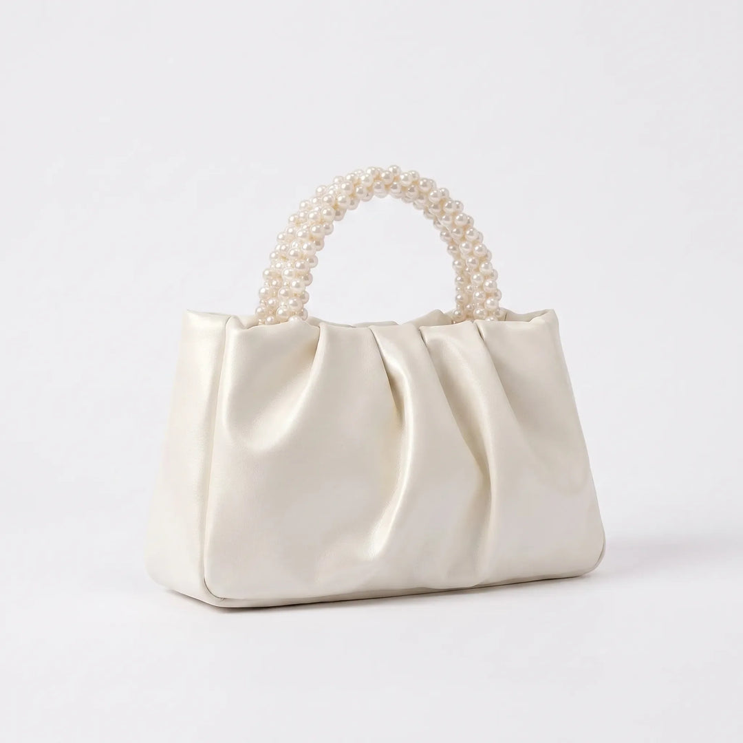 Ruched Evening Clutch Bag - Luminelle