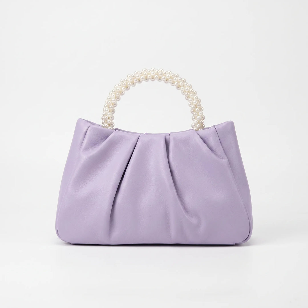 Ruched Evening Clutch Bag - Luminelle