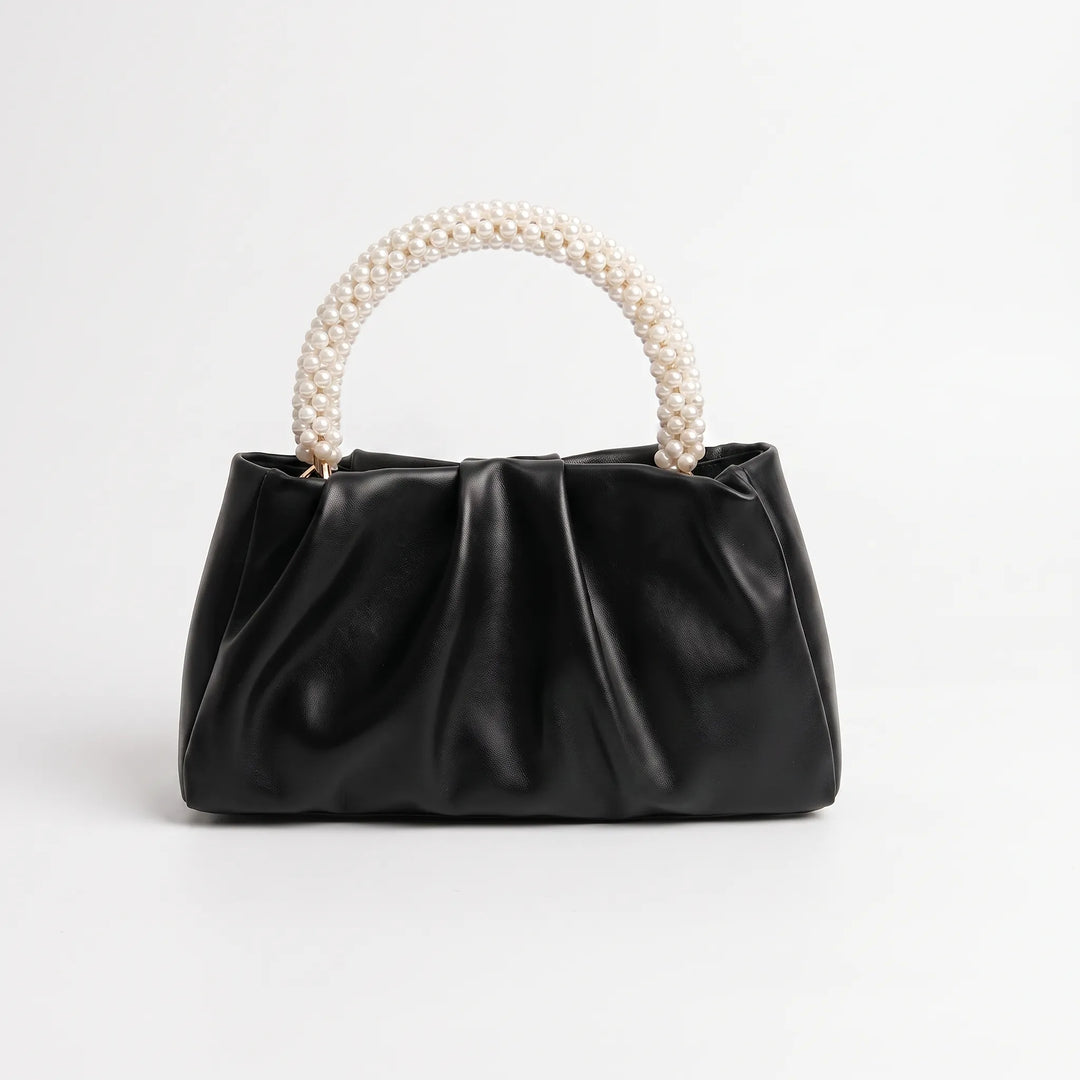 Ruched Evening Clutch Bag - Luminelle