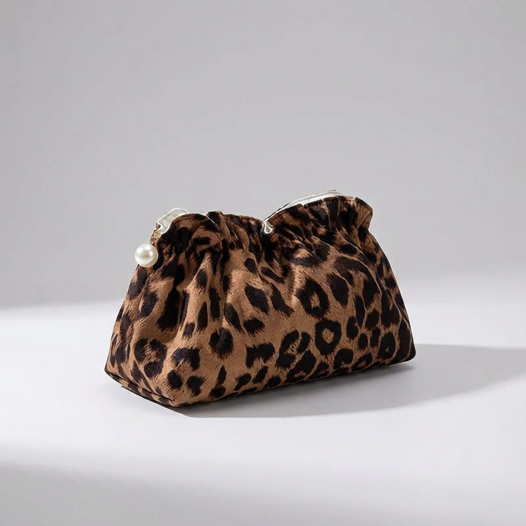 Ruffle Top Cosmetische Pouch - Pearlynn
