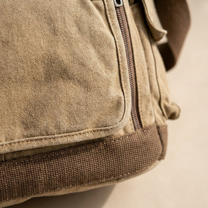 Ruime Vintage Messenger Tas - CarryForge