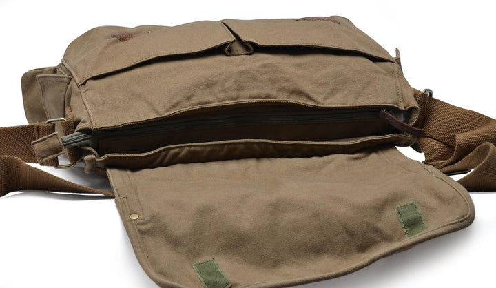 Ruime Vintage Messenger Tas - CarryForge