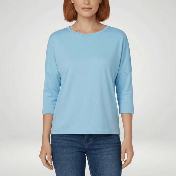 Rundhals-Shirt Mit Dreiviertelärmeln - Lucienne