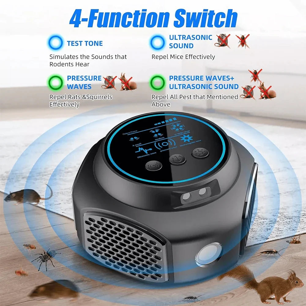 Ultrasonic Rodent Repeller Plug-In – PestShield (1+1 FREE)