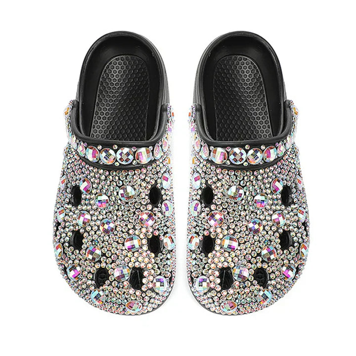 Crystal-embellished summer ladies' slippers made of EVA - Alviera