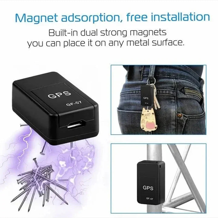 Magnetic Mini GPS Tracker – Real-Time Locator (1+1 FREE)