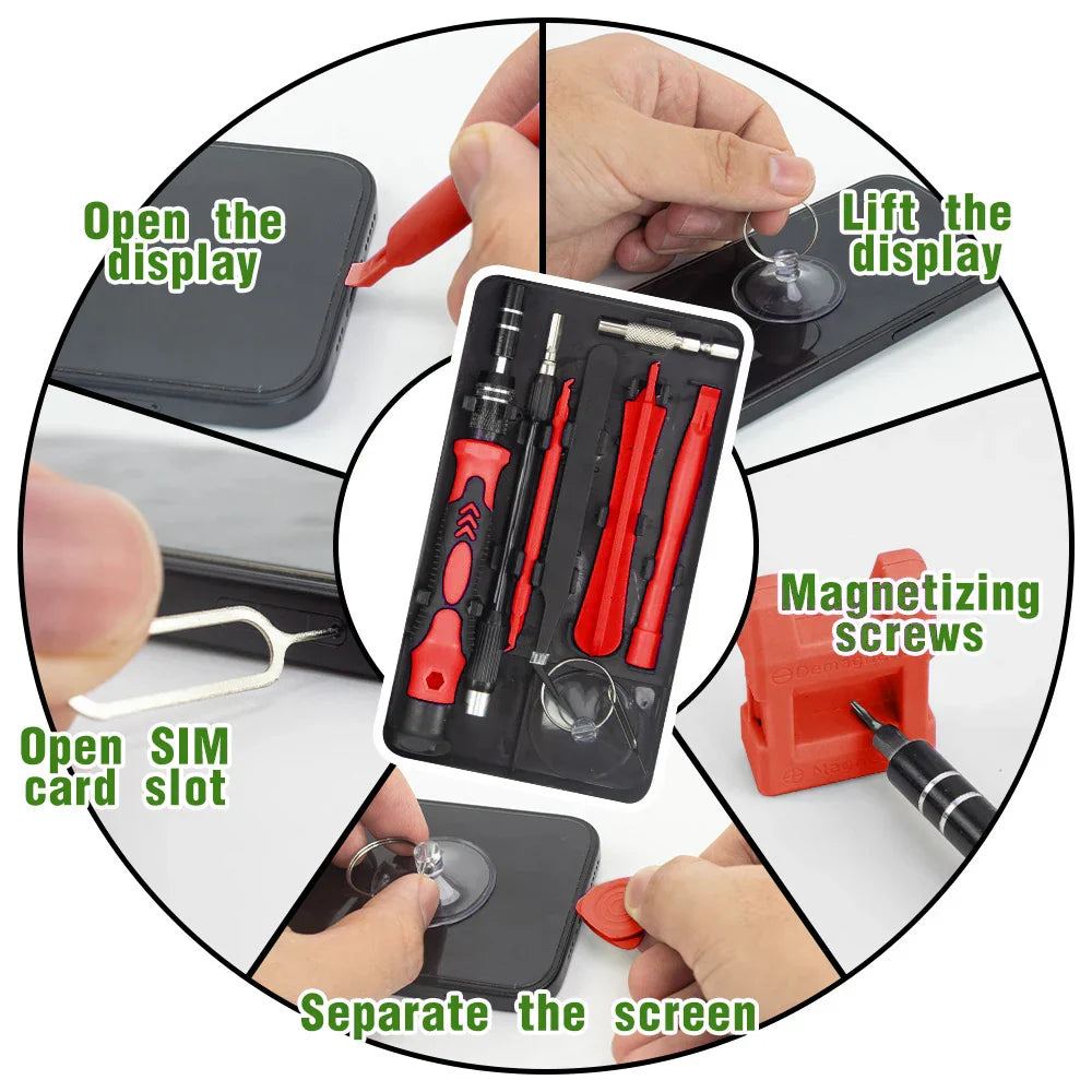 115-in-1 Precision Screwdriver Set with Magnetic Repair Tools – ProFix