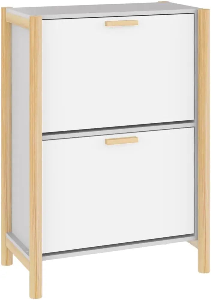 Slim Entryway Shoe Cabinet with Doors – TidyStep