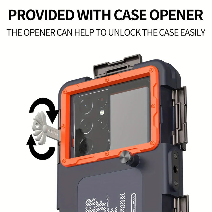 Waterproof Diving Phone Case with 15m Depth Protection & Lanyard – AquaShield