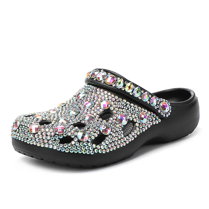 Crystal-embellished summer ladies' slippers made of EVA - Alviera