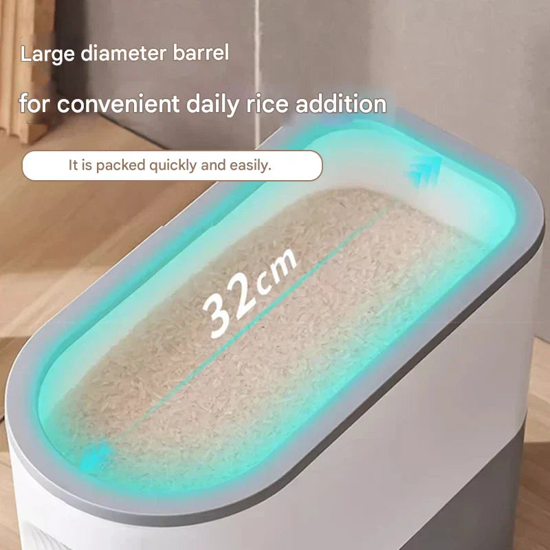 Household Rice Storage Container Sealed Moisture & Insect Resistant – GrainGuard