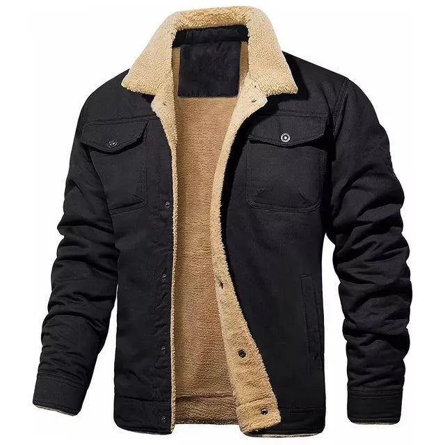 Men's bomber jacket made of cotton fleece – Ewan