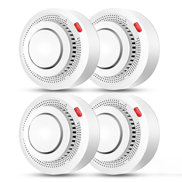 Smart WiFi Smoke Detector Fire Alarm 85dB – SafeSense