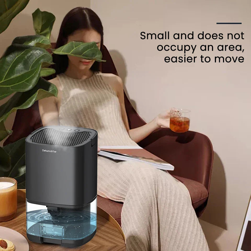 1000ml Portable 2-in-1 Dehumidifier with Air Filter & Night Light – Aveline