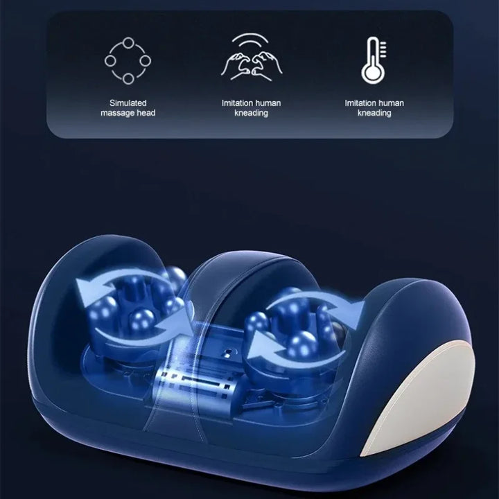 Extra Large Electric Shiatsu Foot & Calf Massager with Heat – Orion