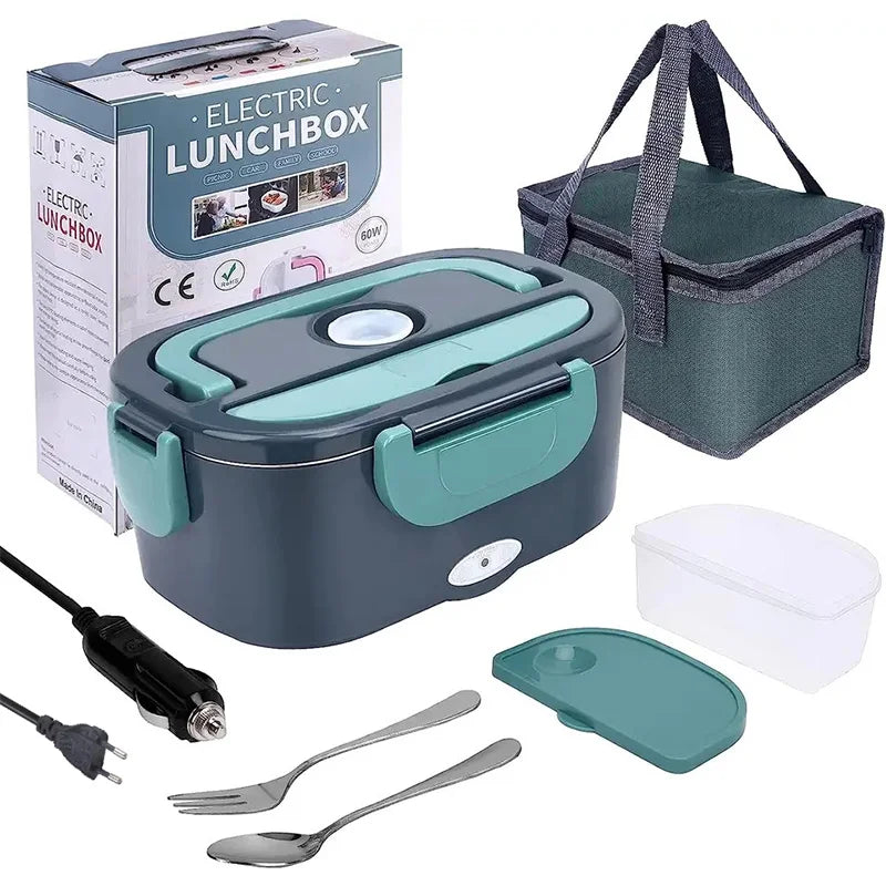 1.5L Electric Lunch Box Food Warmer 60W Portable Leak-Proof Heater – HeatBox