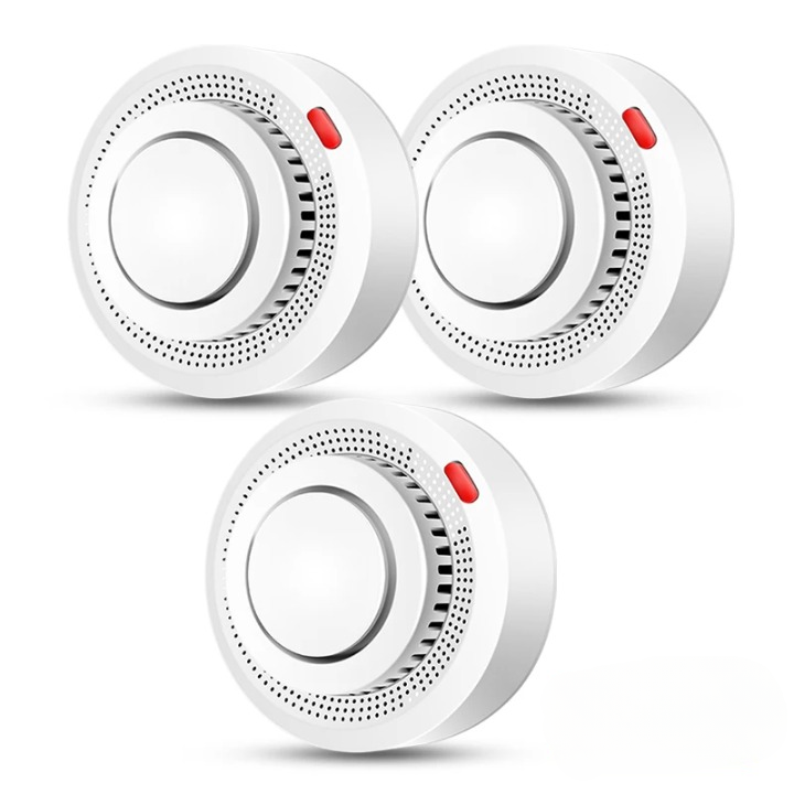 Smart WiFi Smoke Detector Fire Alarm 85dB – SafeSense