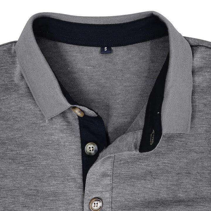 Men's Long Sleeve Polo Breathable & Versatile – Matteo