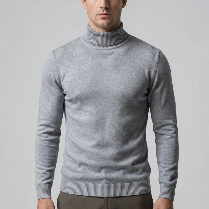Schmal Geschnittener Rollkragenpullover Für Herren - Dario