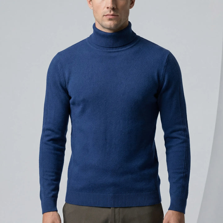 Schmal Geschnittener Rollkragenpullover Für Herren - Dario