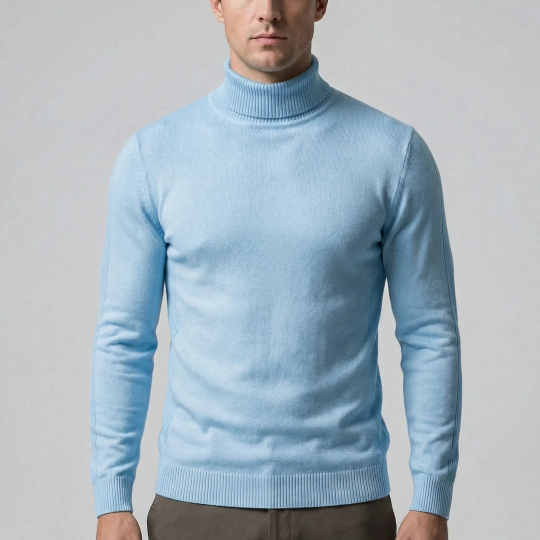 Schmal Geschnittener Rollkragenpullover Für Herren - Dario