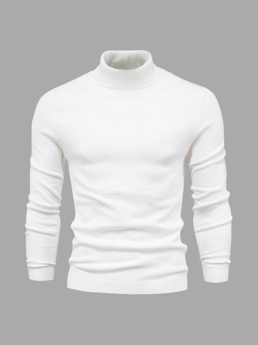 Schmal Geschnittener Rollkragenpullover Für Herren - Dario