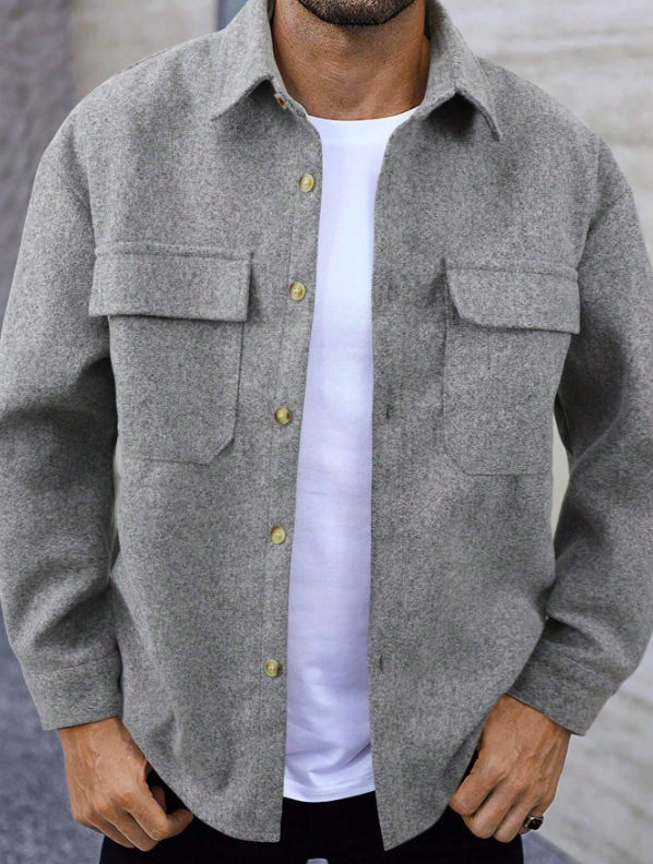 Autumn Men's Jacket With Chest Pockets – Damian
