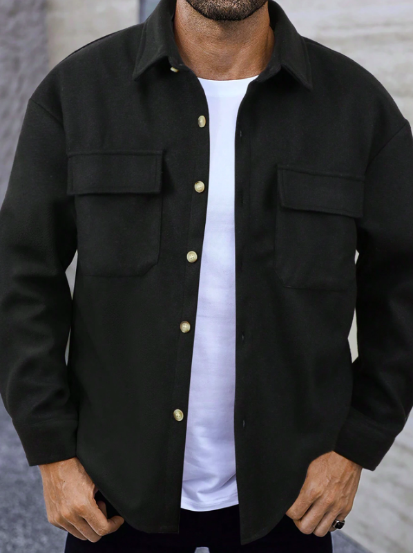 Autumn Men's Jacket With Chest Pockets – Damian