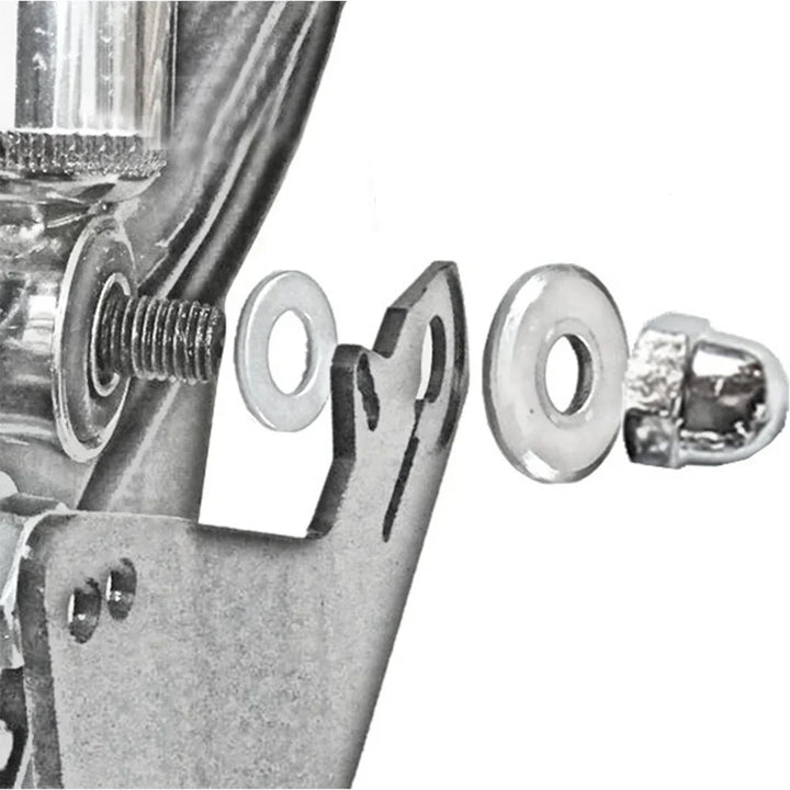 Universal Motorcycle Rear Fender Mudguard with Steel Bracket – TrailGuard