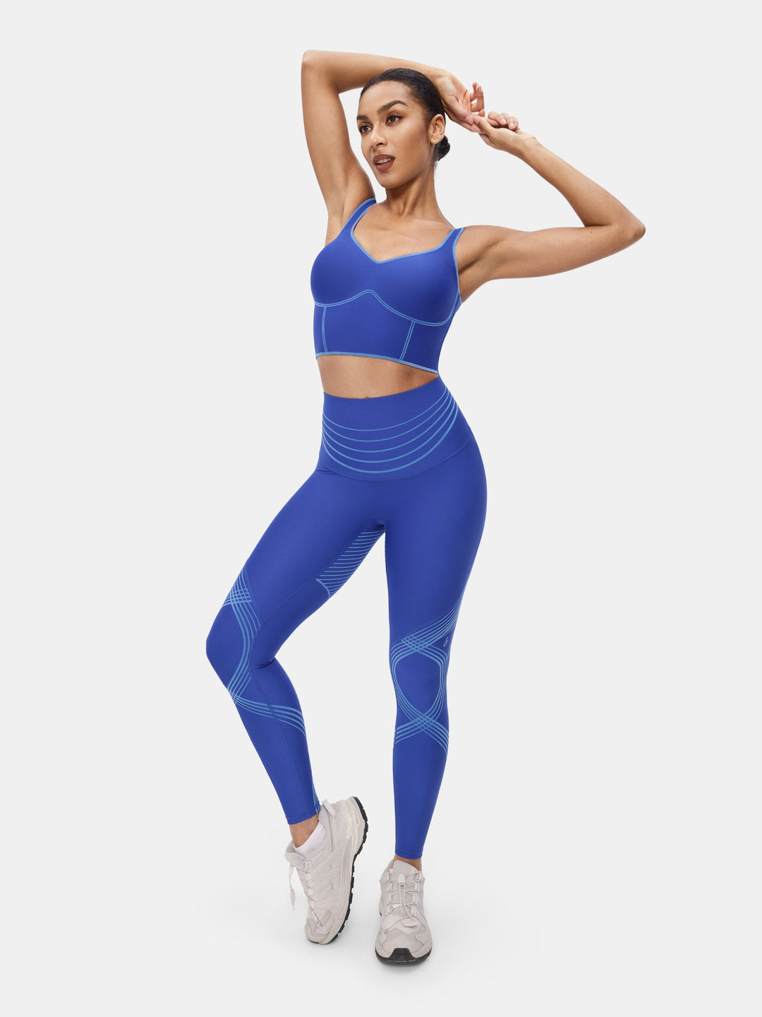 Seamless Cropped Tank Top With Bra - Contoura