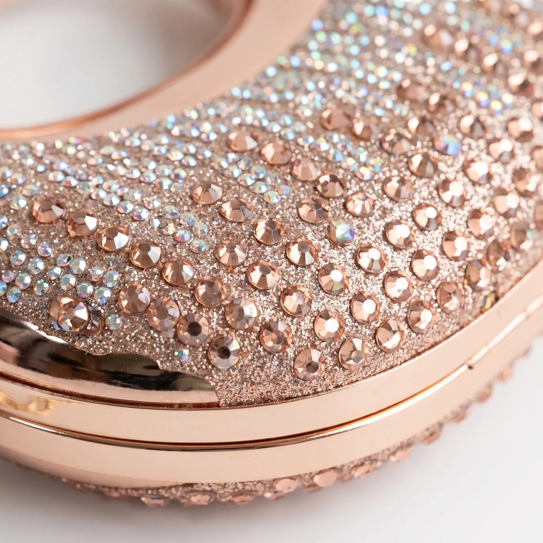 Semi-Circular Structured Evening Clutch - Celandia