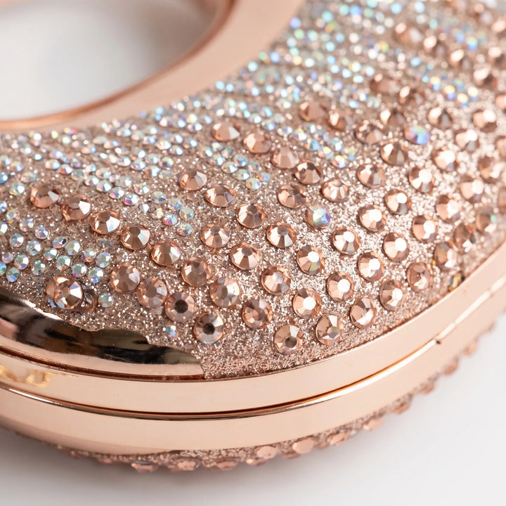 Semi-Circular Structured Evening Clutch - Celandia