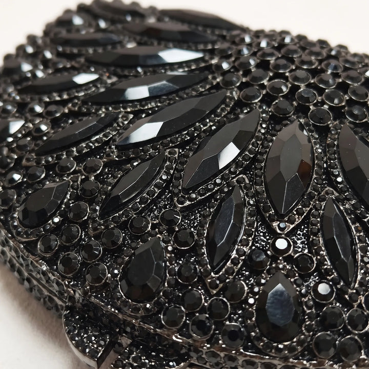 Semicircular Hard-Shell Evening Clutch Bag - Nocturne