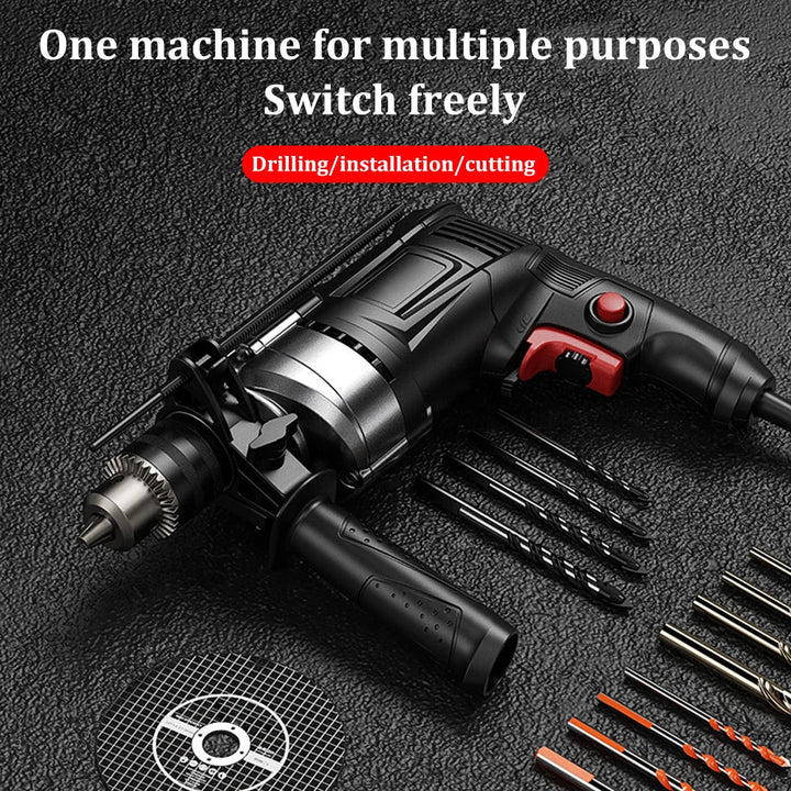 780W Electric Hammer & Drill with Variable Speed – DrillForce