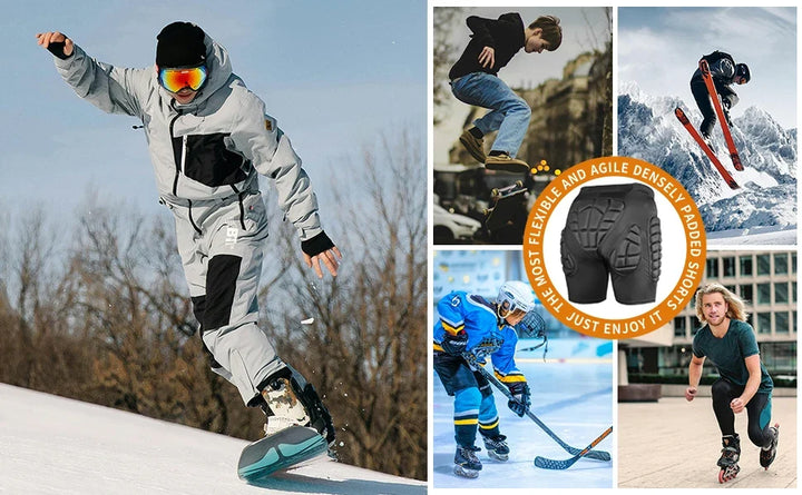 Shock-Absorbing Padded Shorts - Glidex