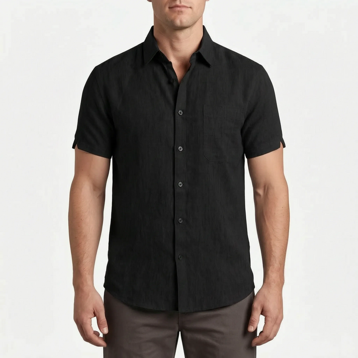 Short-Sleeve Casual Shirt -  Justin