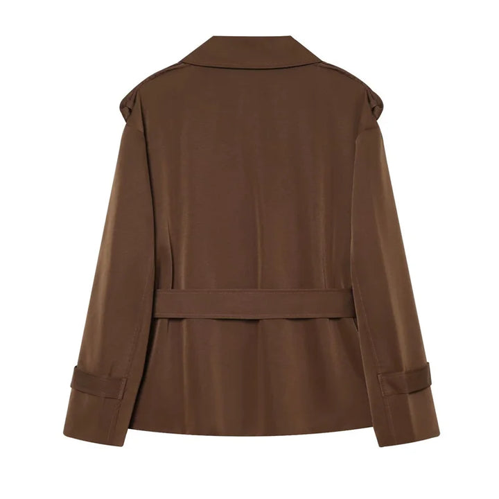 Short Belted Trench Coat - Joanne