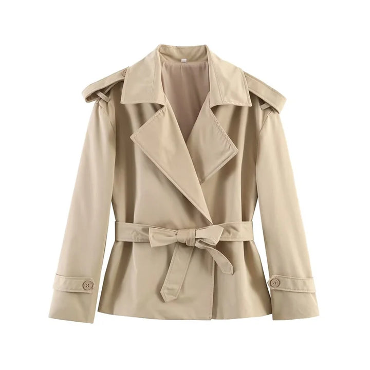 Short Belted Trench Coat - Joanne