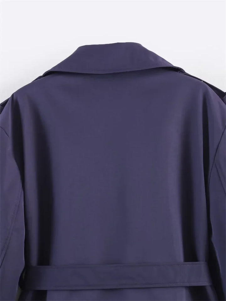 Short Belted Trench Coat - Joanne