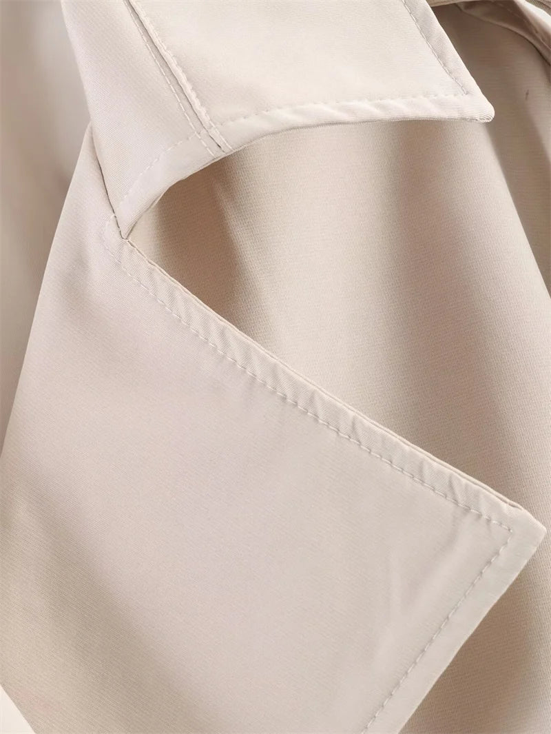 Short Belted Trench Coat - Joanne