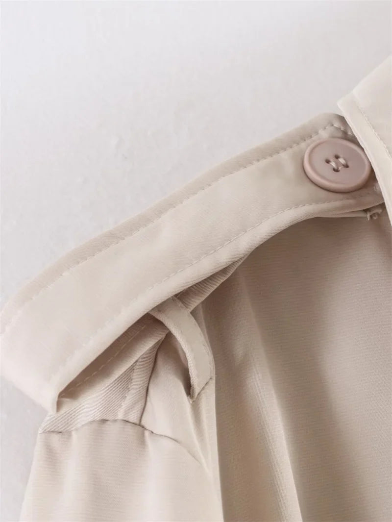 Short Belted Trench Coat - Joanne